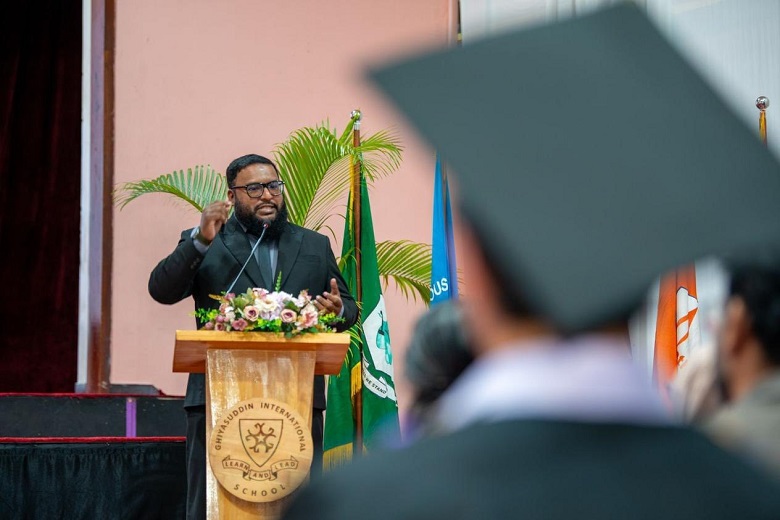 Javaabu CEO officiates Ghiyasuddin International School graduation 2024-25