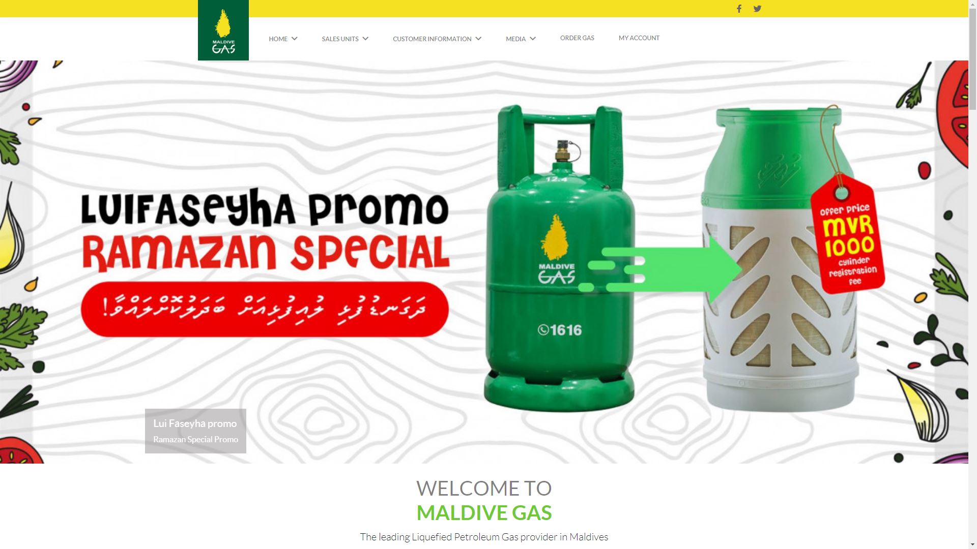 Maldive Gas Website